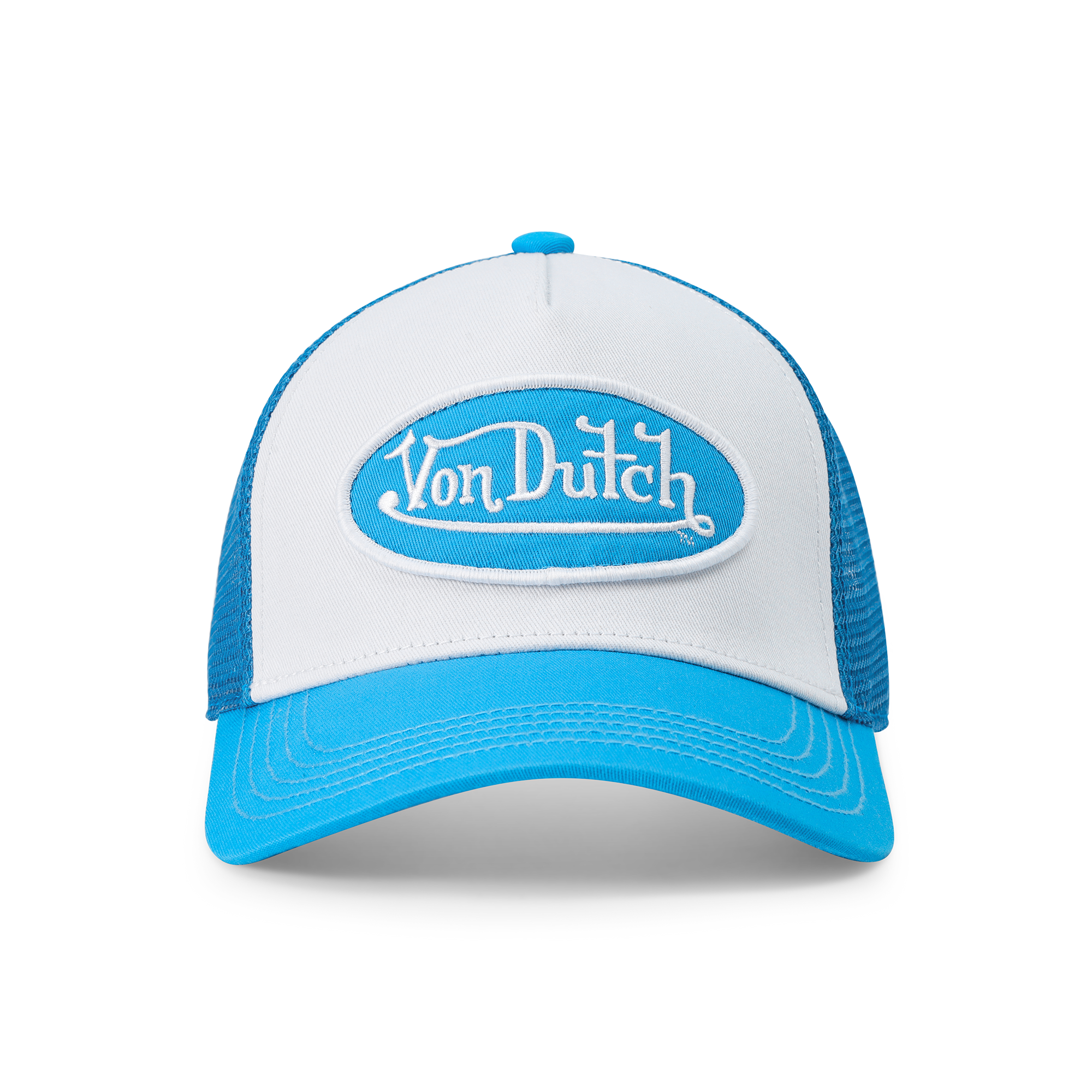 Von Dutch Kids Classic Trucker Hat - Blue & White